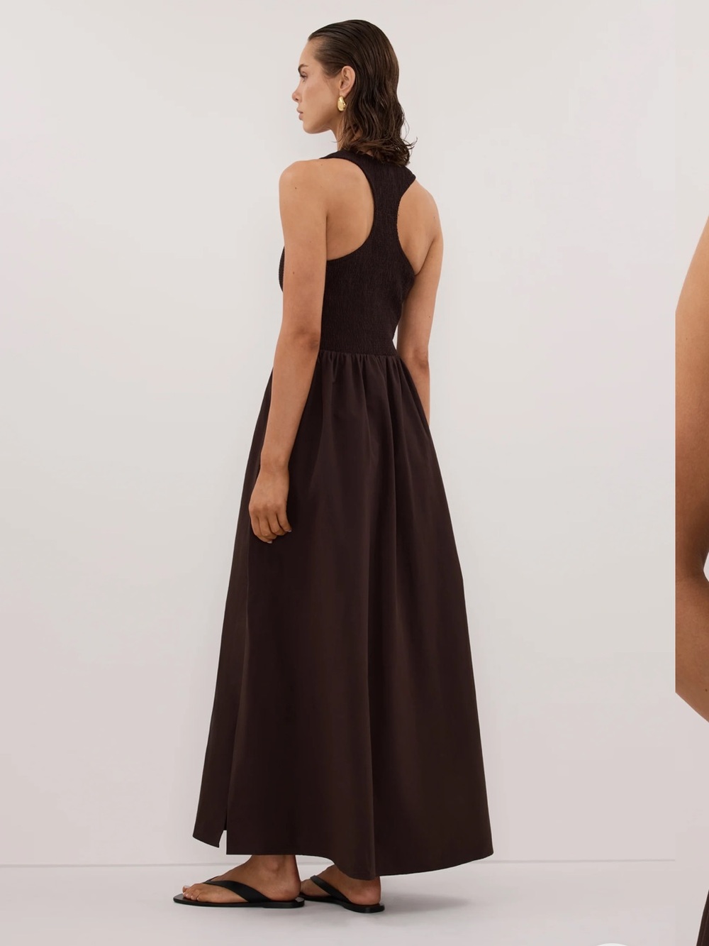 DISSH Dark Brown Maxi Tank Dress - Picture 2 of 4